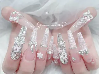 ネイル MoMoA Nail ネイル長さ出し専門店のネイルデザイン