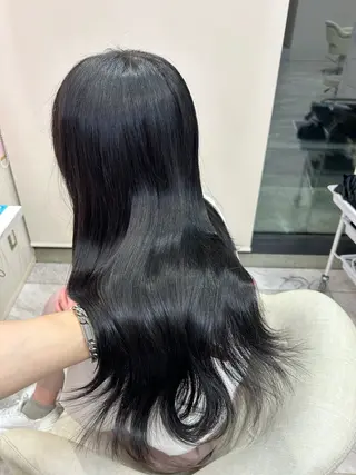 ロング ハイトーン/渋谷 韓国風/Narukaのヘアスタイル