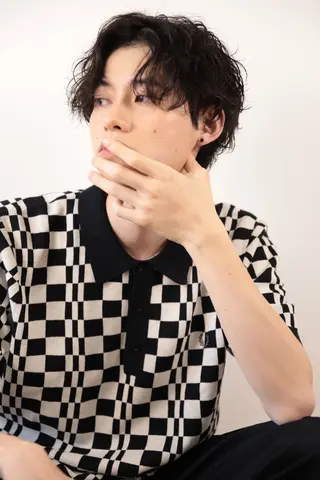 メンズ パーマ 韓国風メンズ/垢抜け /メイク男子/キャロのヘアスタイル