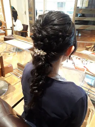 ヘアアレンジ ナチュラル🌿垢抜け 福澤ゆきあのヘアスタイル