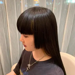 ロング カラー 小顔/似合わせカット 杉山莉菜のヘアスタイル