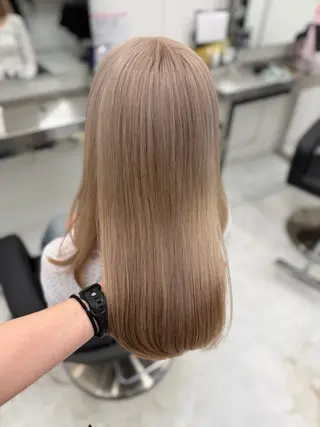 カラー 透明感ベージュ🎀 Anju/渋谷🎀のヘアスタイル