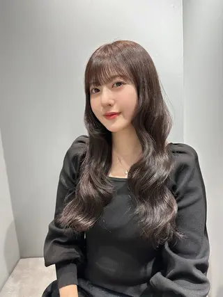 ミディアム 韓国/ワンホンヘア 髪質改善/MaCoのヘアスタイル