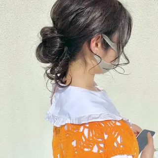 ロング カラー ヘアアレンジ ひなの .のその他イメージ
