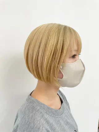 ショート カラー 福田千尋/インナー カラー/縮毛矯正のヘアスタイル