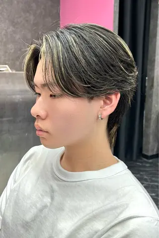 ショート カラー メンズ メンズスタイリスト 前田雄輝のヘアスタイル