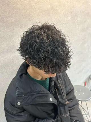 パーマ メンズ イケメン製造機 🔥上原沙羅🔥のヘアスタイル