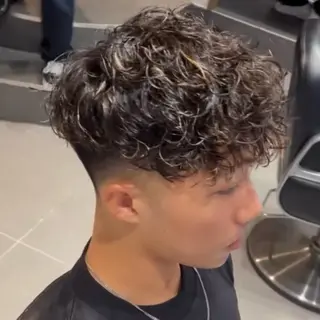 メンズ メンズ専門/パーマ 特化/栄/北出瑞貴のヘアスタイル