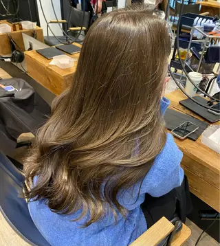 セミロング 顔周りカット・相談 レイヤーも◎しずくのヘアスタイル