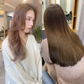 カラー yuu /N° 大分中央町店のヘアスタイル