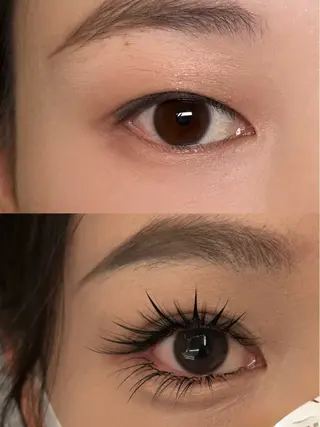 マツエク・マツパ 池袋💖 チルザルトサロンのマツエク・マツパデザイン