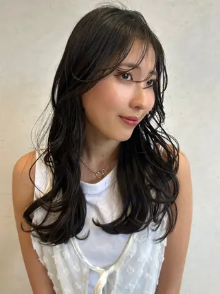 ロング カラー レイヤー/インナー カラー🦋ルイのヘアスタイル