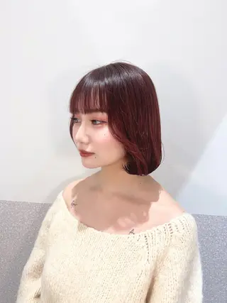 ショート カラー 🩵ブリーチカラー 🐈MIORI🩵のヘアスタイル