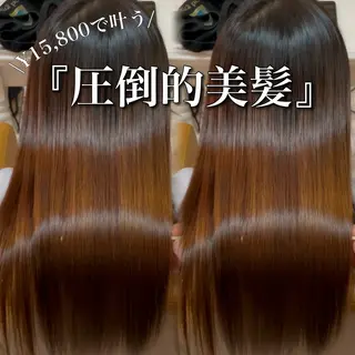 ロング 美髪縮毛矯正🩶 髪質改善/Shinaのヘアスタイル