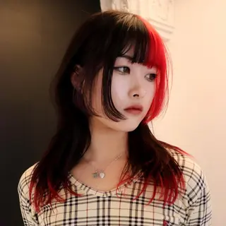 ミディアム カラー ヘアアレンジ ✰︎ MiｰMi ✰︎のヘアスタイル