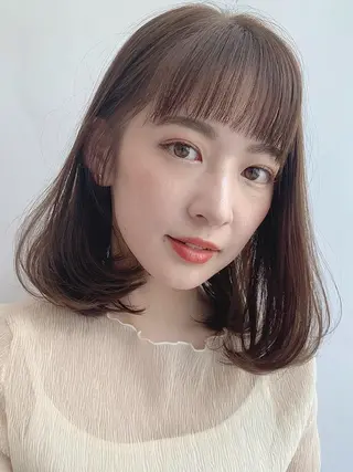 ミディアム ミディアムレイヤー 添田晃基のヘアスタイル