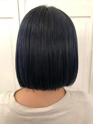 カラー ブリーチカラー🎀 韓国風/寺門美優のヘアスタイル