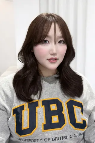 ミディアム ZEEN札幌店所属・韓国ヘア/透明感 カラー/YUSEIのヘアスタイル