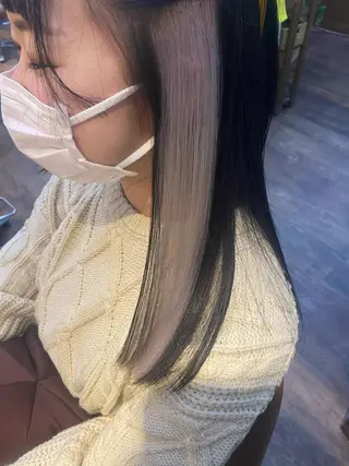セミロング カラー パーマ ヘアアレンジ メンズ キッズ ネイル マツエク・マツパ アイブロウ 🌈髪質改善・美髪矯 正・平野瀬乃🌈のヘアスタイル