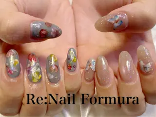 セミロング kido chieのネイルデザイン