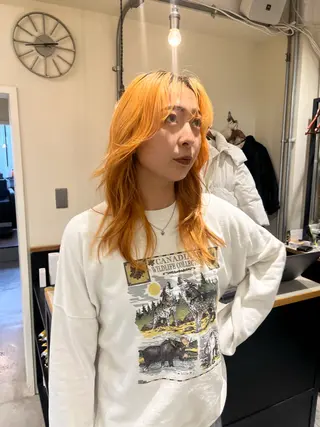 ロング カラー 🦮shiori アイドルオタク🦮のヘアスタイル