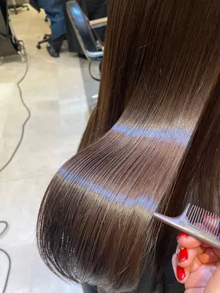 ロング カラー 💘韓国レイヤー上 品カラーruru💘のヘアスタイル