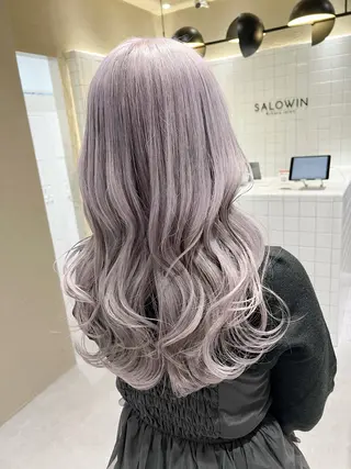 セミロング カラー ヘアアレンジ 新宿color🐝 AYAKA🌈💖のヘアスタイル