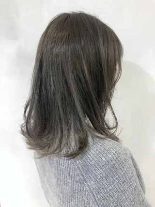 ミディアム カラー 徳本 駿太のヘアスタイル