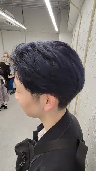 メンズ カラー ヘアアレンジ 銀座/ショート/ メンズ/HINOKIのヘアスタイル