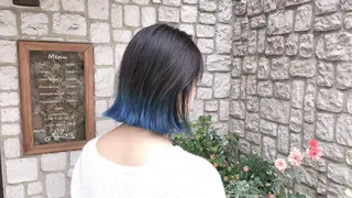 ショート カラー パーマ ヘアアレンジ 髪質改善/透明感 OAK兵庫のヘアスタイル
