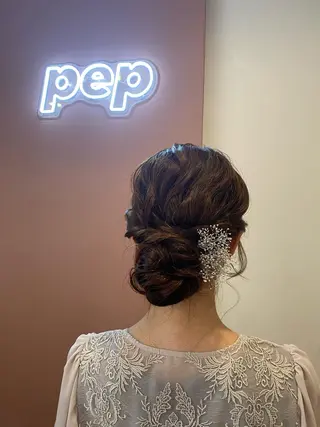 ロング ヘアアレンジ pep natsumiのヘアスタイル