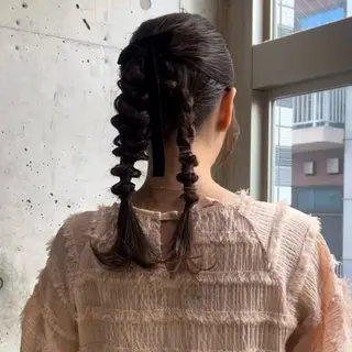 ヘアアレンジ kida nanaeのヘアスタイル