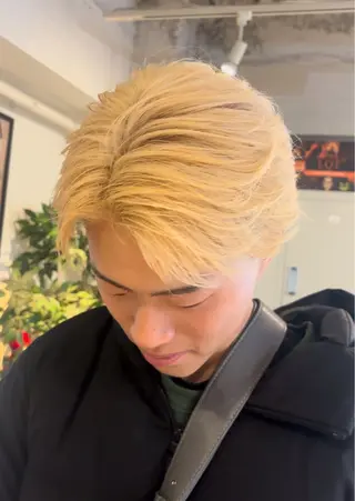 ショート カラー メンズ 梅垣 紗英のヘアスタイル