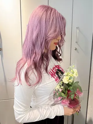 ロング カラー YUZUKI 🌙のヘアスタイル