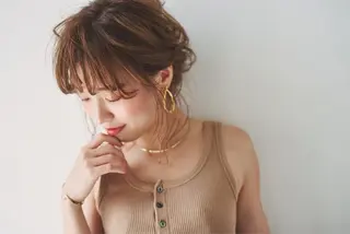 ミディアム 【髪質改善】 梅田　聡のヘアスタイル