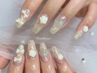 ネイル momoka デザイン長さだしのネイルデザイン