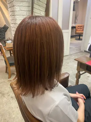 ミディアム カラー 心斎橋美容室 ARCHEあやかのヘアスタイル