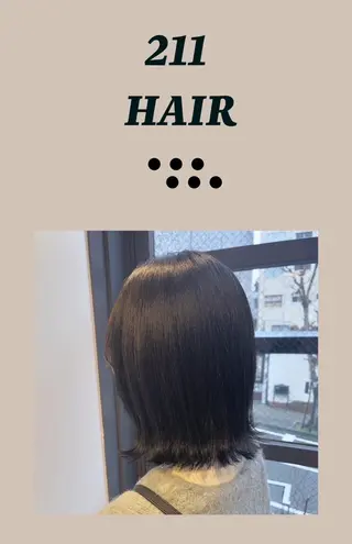 ミディアム カラー ・ nanokaのヘアスタイル