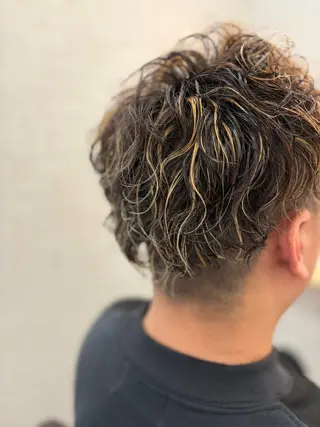 パーマ メンズ masa ディレクターのヘアスタイル