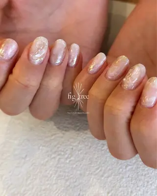 ネイル fig tree所属・fig  tree 地爪育成モニターのネイルデザイン