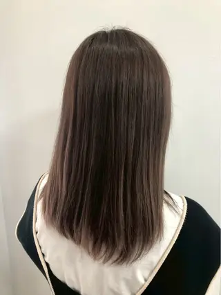 ミディアム りな/ツヤカラー/ 豊橋美容院のヘアスタイル