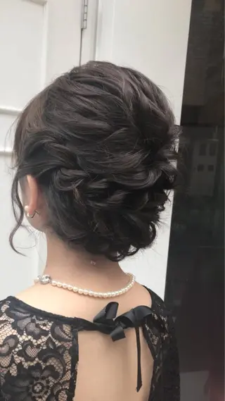 ミディアム ヘアアレンジ 🫟Blanco🫟 Color&Careのヘアスタイル