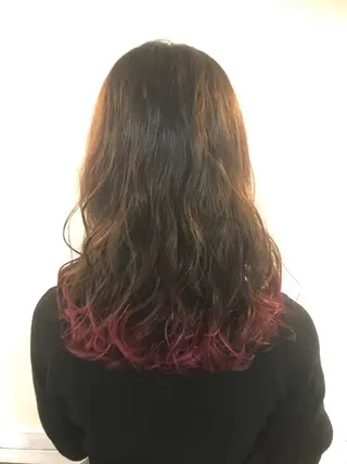ロング カラー ヘアアレンジ アイラッシュ/美容室 個室/瀬戸 一菜のヘアスタイル