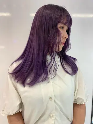 ロング カラー レイヤー/ブリーチ HIKARU ♡のヘアスタイル