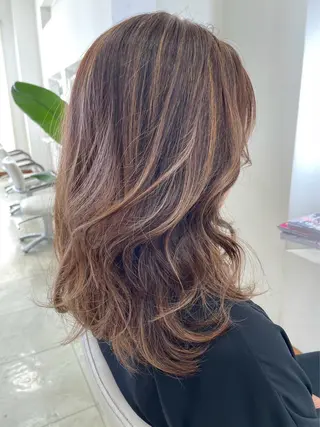 ロング カラー いけだ ゆうのヘアスタイル