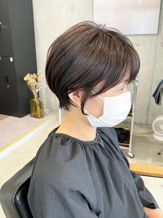 ショート カラー 【ショートカット 美髪矯正】今井隆太のヘアスタイル