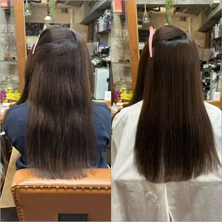 ロング 土田かほ/本日🈳 透明感カラー🍃のヘアスタイル