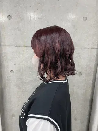 ショート パーマ ボブパーマコテ巻き風 パーマNo1深江秀平のヘアスタイル