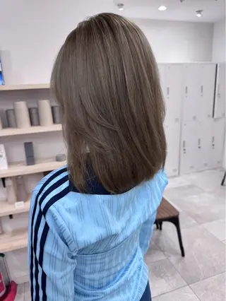 ミディアム カラー takumi/パーマ /バレイヤージュのヘアスタイル