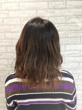 ミディアム NYNY四條畷店 森 亮人のヘアスタイル